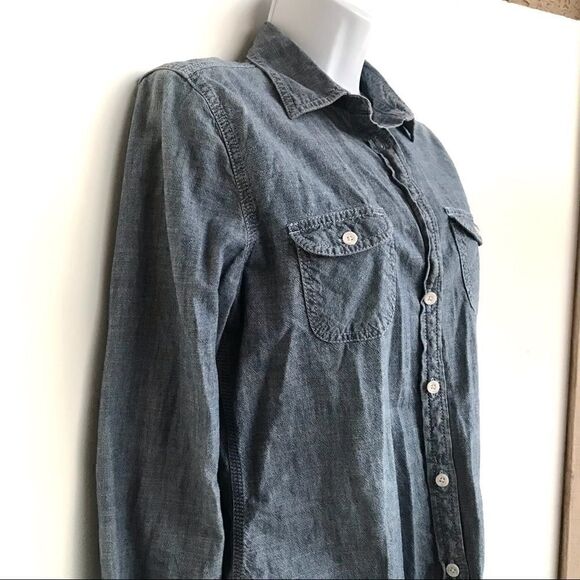 American Eagle Outfitters Denim Button down sz M - Picture 6 of 6
